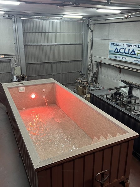 Piscina container 4 m × 2 m