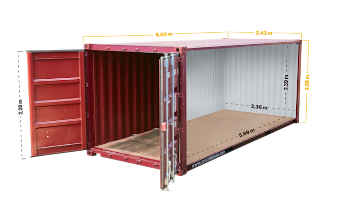 Contenitore Standard 20 piedi – Usato certificato CSC - immagine 5