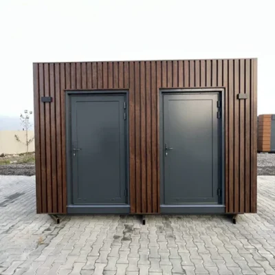 Unità sanitaria con doccia e WC separati 5m x 3m